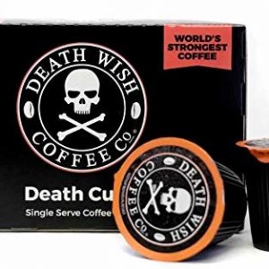 Death Wish Coffee Single Serve Capsules for Keurig K-Cup Brewers, 10 Count,0.44 oz
