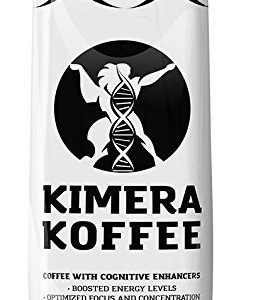 Nootropic Infused Ground Coffee (12oz), Rich, Organic Coffee Beans with Cognitive Enhancers to Boost Energy Levels, Brain Function, Memory, Focus, and Athletic Performance - Kimera Koffee