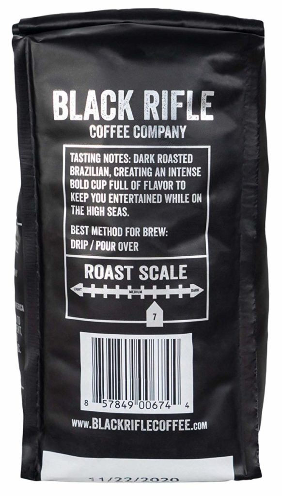 Black Rifle Coffee Company Blackbeard's Delight Dark Roast Ground