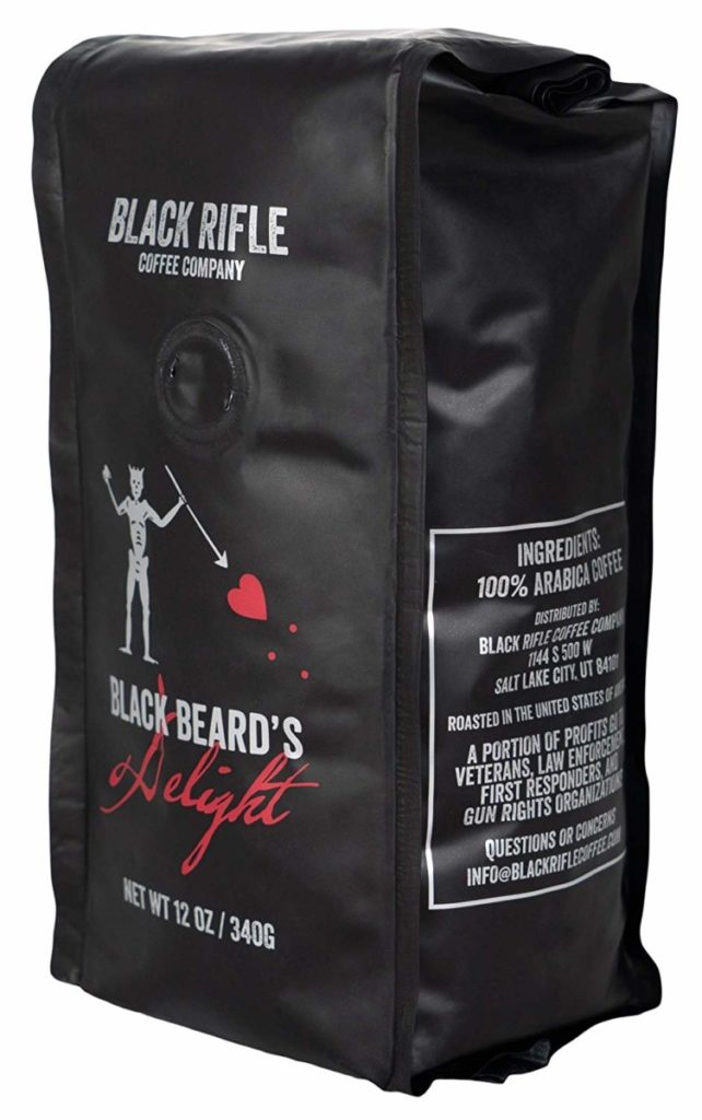 Black Rifle Coffee Company Blackbeard's Delight Dark Roast Ground Coffee, 12 Ounce Bag